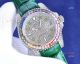 Copy Rolex Submariner Special Edition 40mm Watch Iced out Black Strap Rainbow Bezel  (10)_th.jpg
